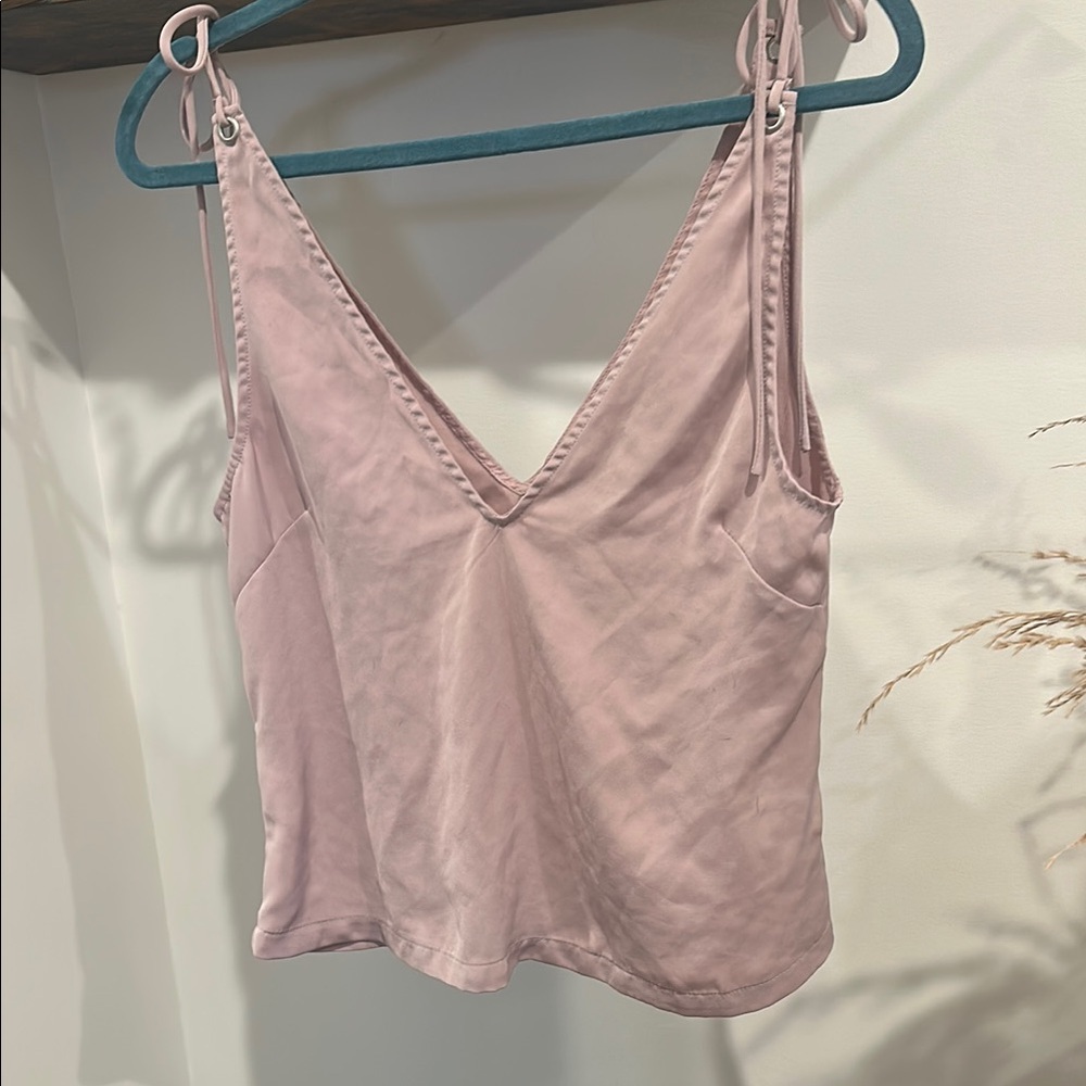 by the way. Blush Sleeveless V-Neck Top